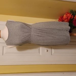 Mossimo Juniors Easy Care Comfortable Grey Knit Sleeveless Dress